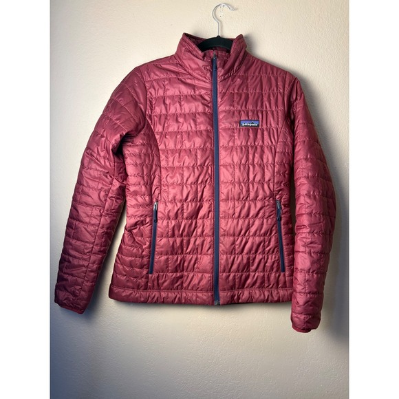 Patagonia Jackets & Blazers - Patagonia Women's Nano Puff Jacket Small S Arrow Red EUC Puffer Full Zip 84217